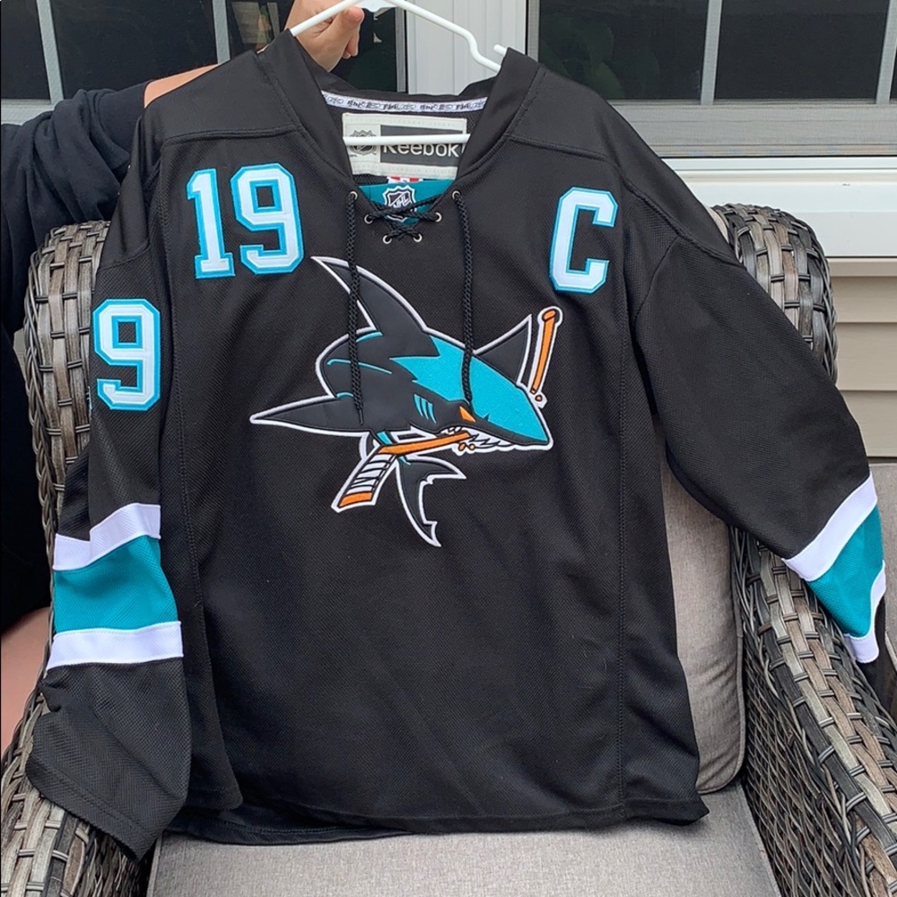 NHL Sharks Joe Thornton Jersey, worn once
